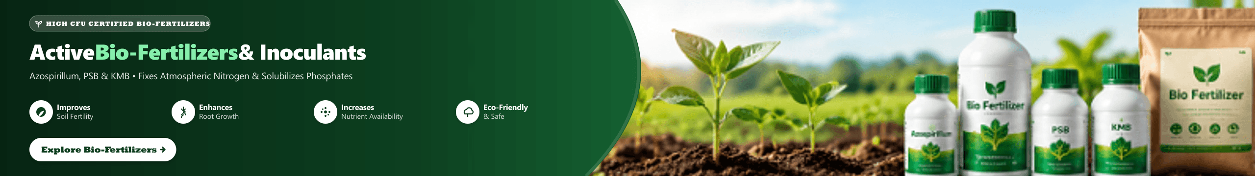 Active Bio-Fertilizers & Inoculants